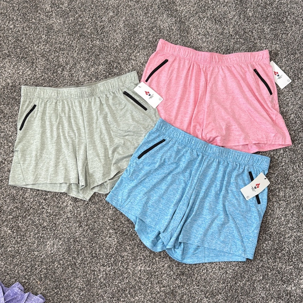 NWT Liberty Pro 3pk active shorts